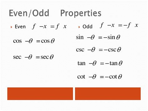 is csc odd or even|Trigonometric Even.